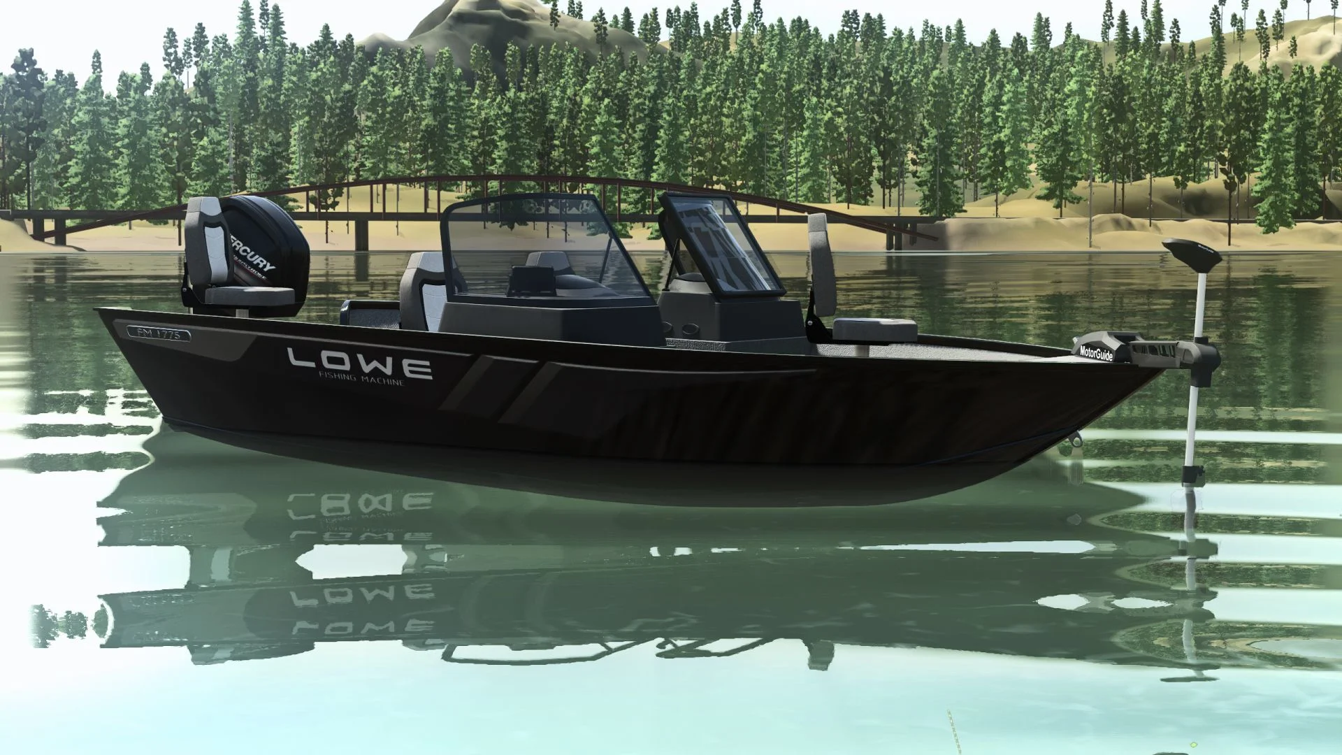 FS25 2025 Lowe FM-1775 Boat And Trailer V2.1 Vehicles Mod FS25 Mod Free Download