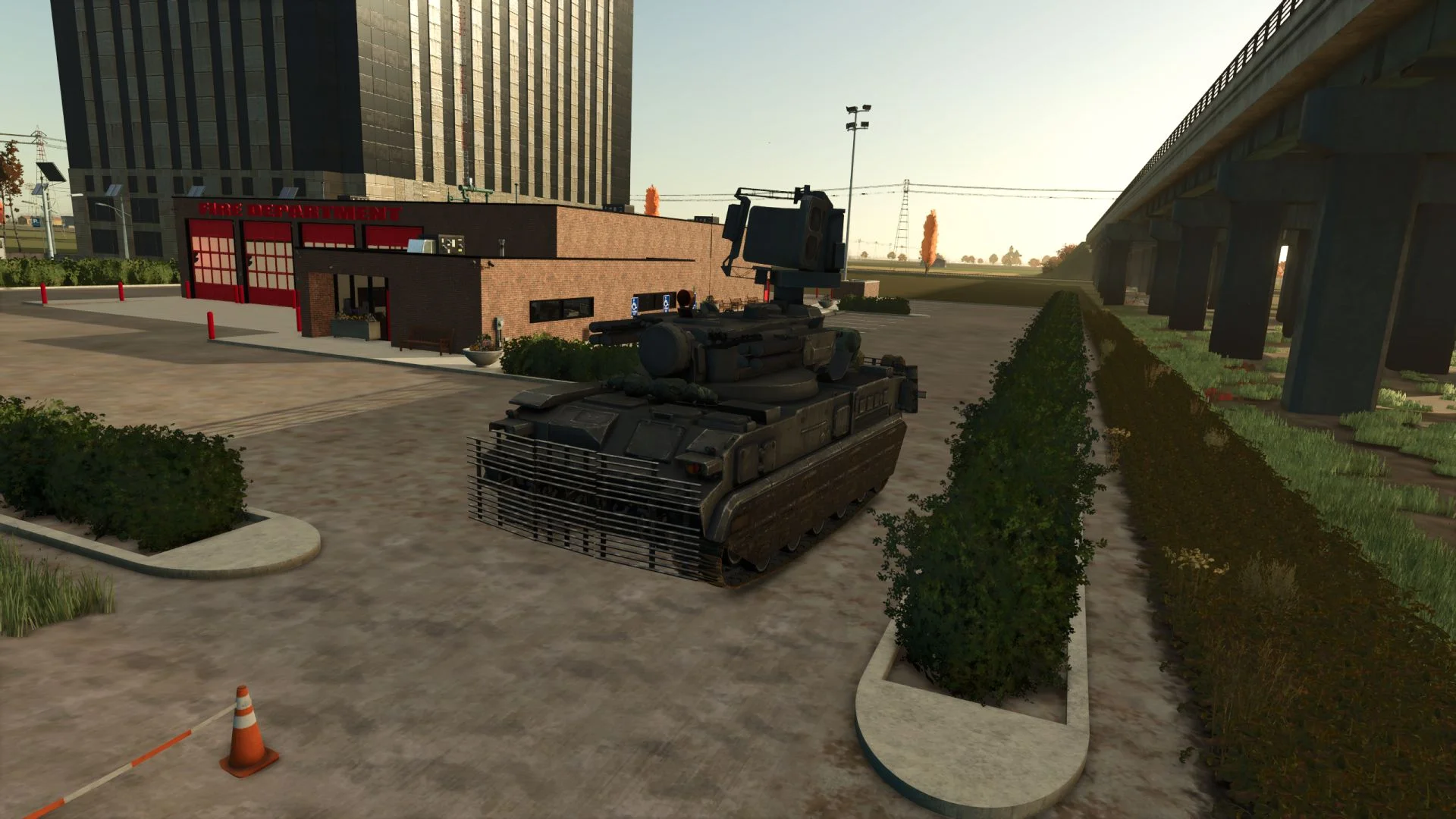 FS25 9K22 Tunguska V1.0 Vehicles Mod FS25 Mod Free Download