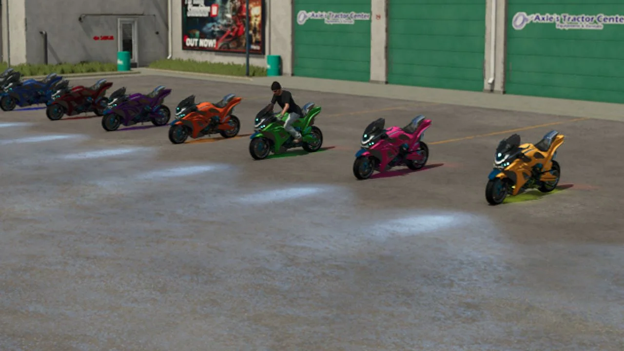 FS25 Alien motor bike V1.0.0.1 Vehicles Mod FS25 Mod Free Download