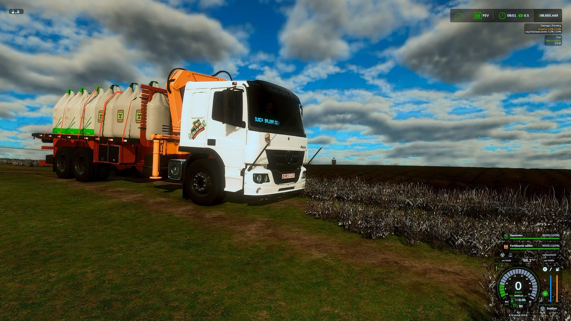FS25 ATEGO MUNCK v1.0 Vehicles Mod FS25 Mod Free Download