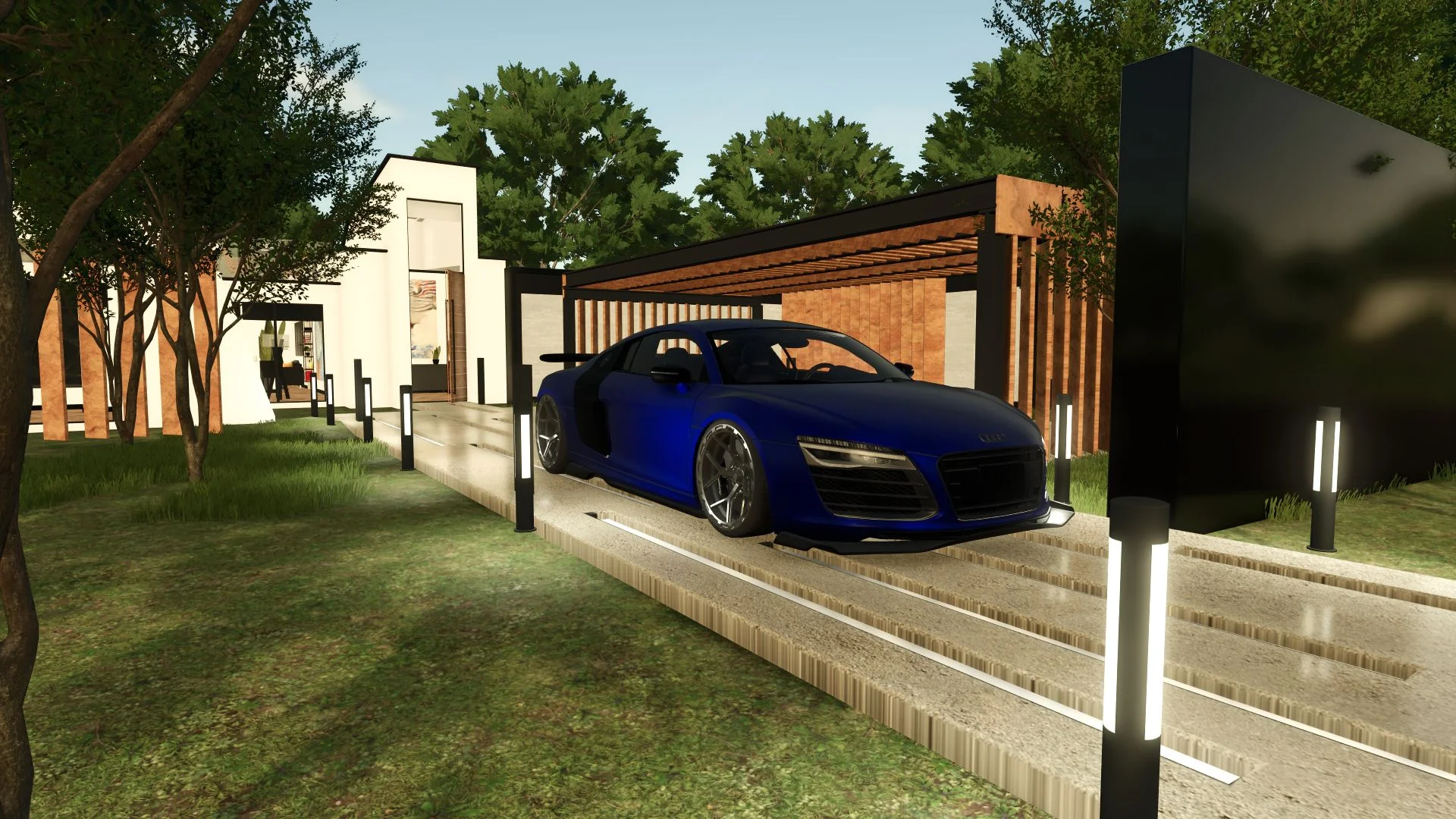 FS25 Audi R8 V1.0 Vehicles Mod FS25 Mod Free Download