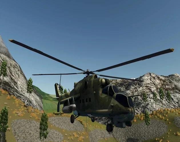 FS25 AVION Mil24P v1.0 Vehicles Mod FS25 Mod Free Download