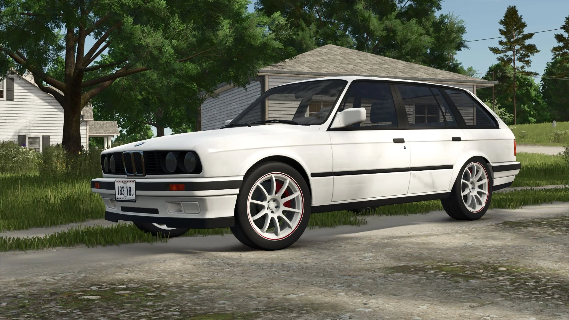 FS25 BMW E30 Touring V1.2 Vehicles Mod FS25 Mod Free Download