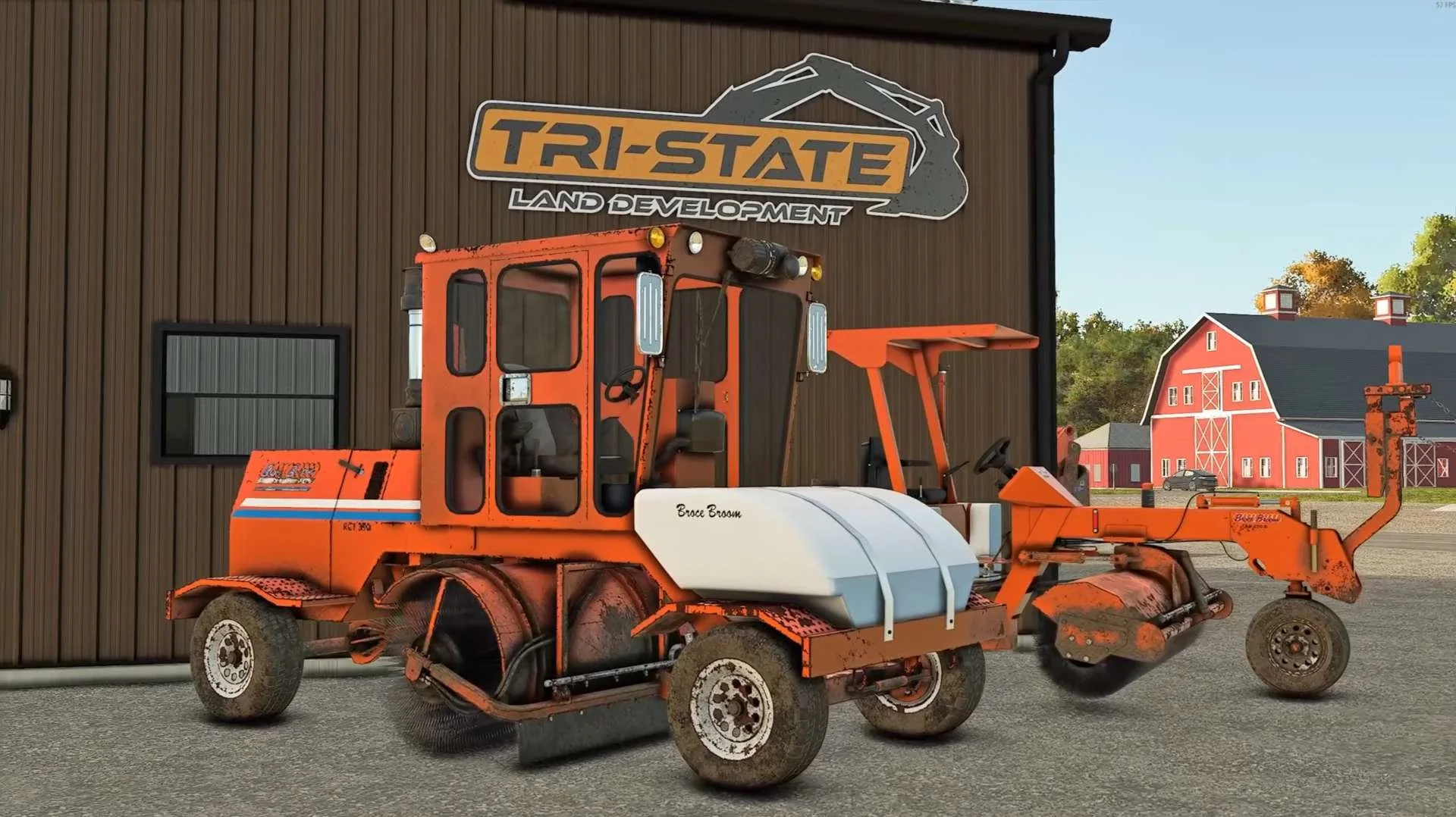 FS25 Broce Broom Pack v1.0 Vehicles Mod FS25 Mod Free Download
