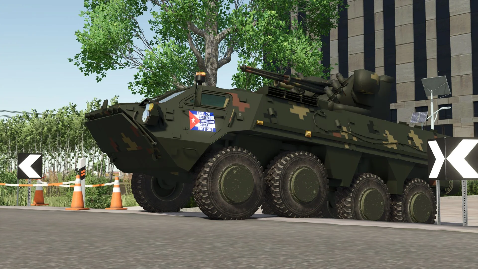 FS25 BTR-4E turret V1.0 Vehicles Mod FS25 Mod Free Download