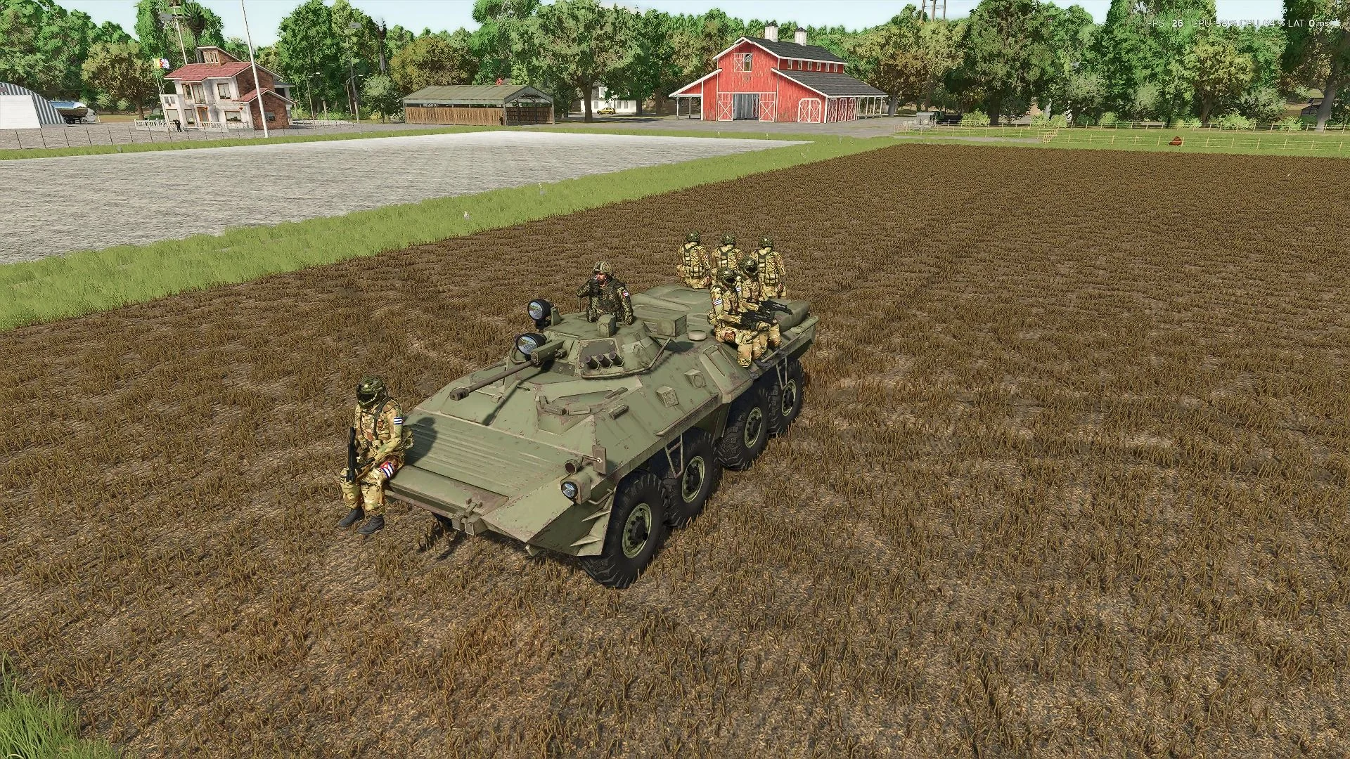 FS25 BTR-80 V1.0 Vehicles Mod FS25 Mod Free Download