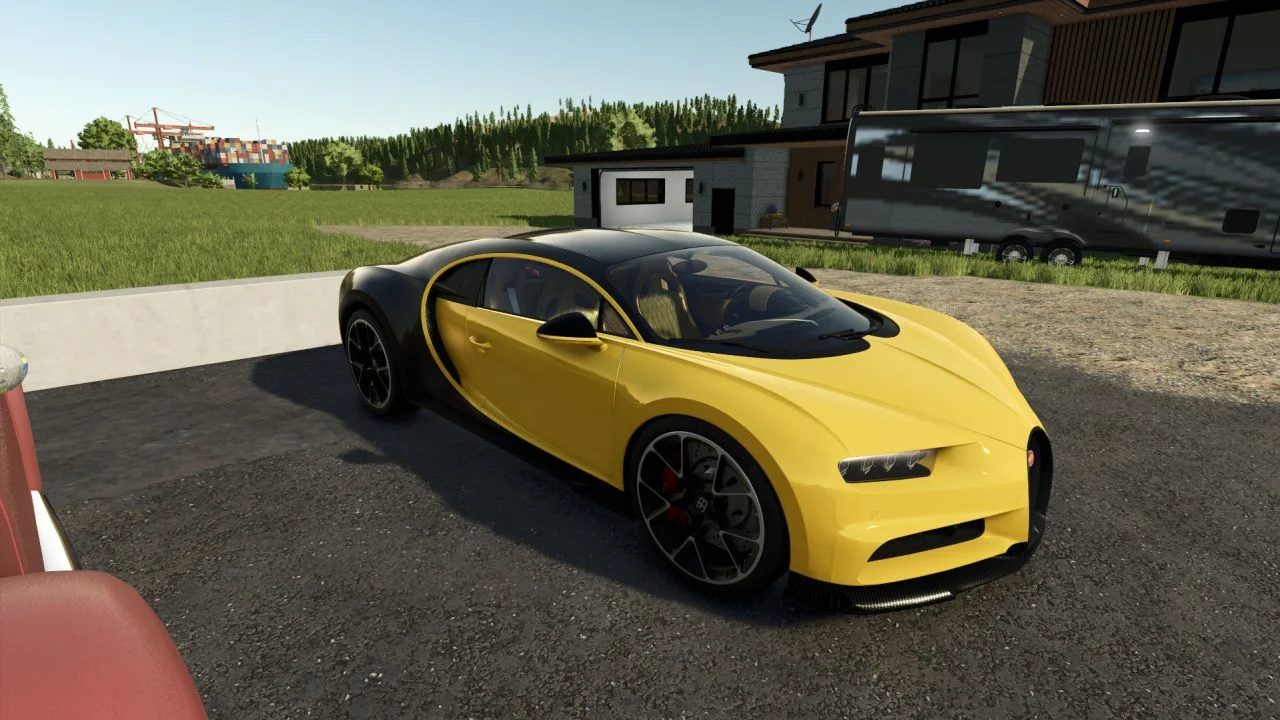 FS25 Bugatti Chiron V1.0.1 Vehicles Mod FS25 Mod Free Download