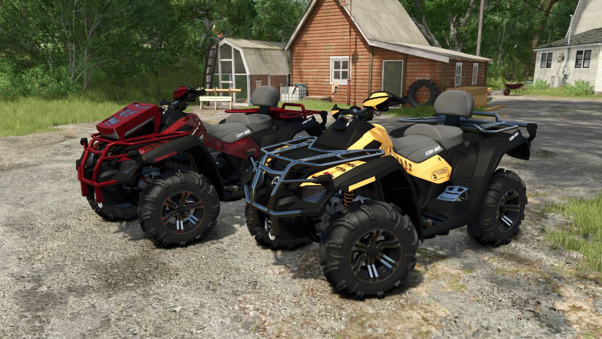 FS25 Can Am Outlander 800 V1.0 Vehicles Mod FS25 Mod Free Download