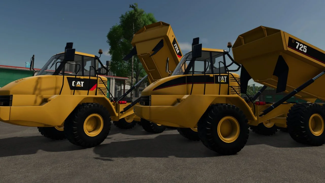 FS25 CAT 725A V1.2 Vehicles Mod FS25 Mod Free Download