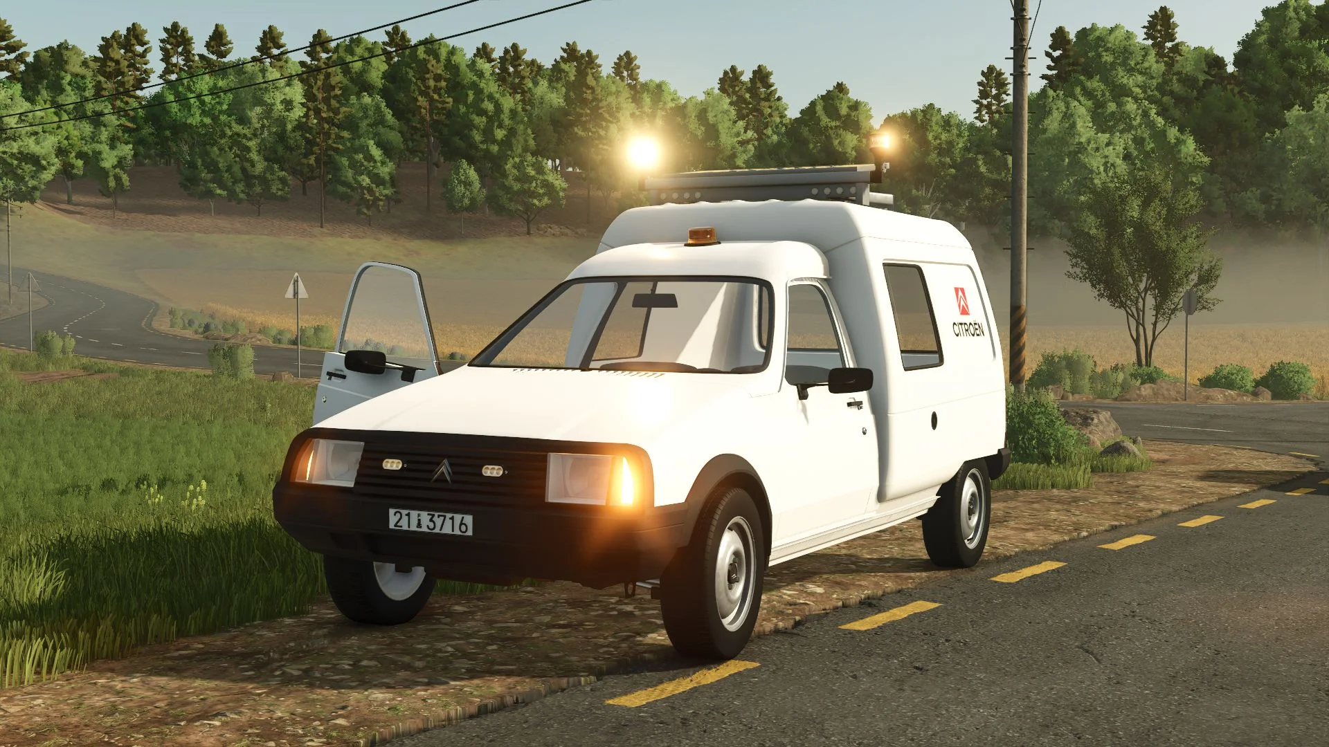 FS25 Citroën C15 V2.0 Vehicles Mod FS25 Mod Free Download