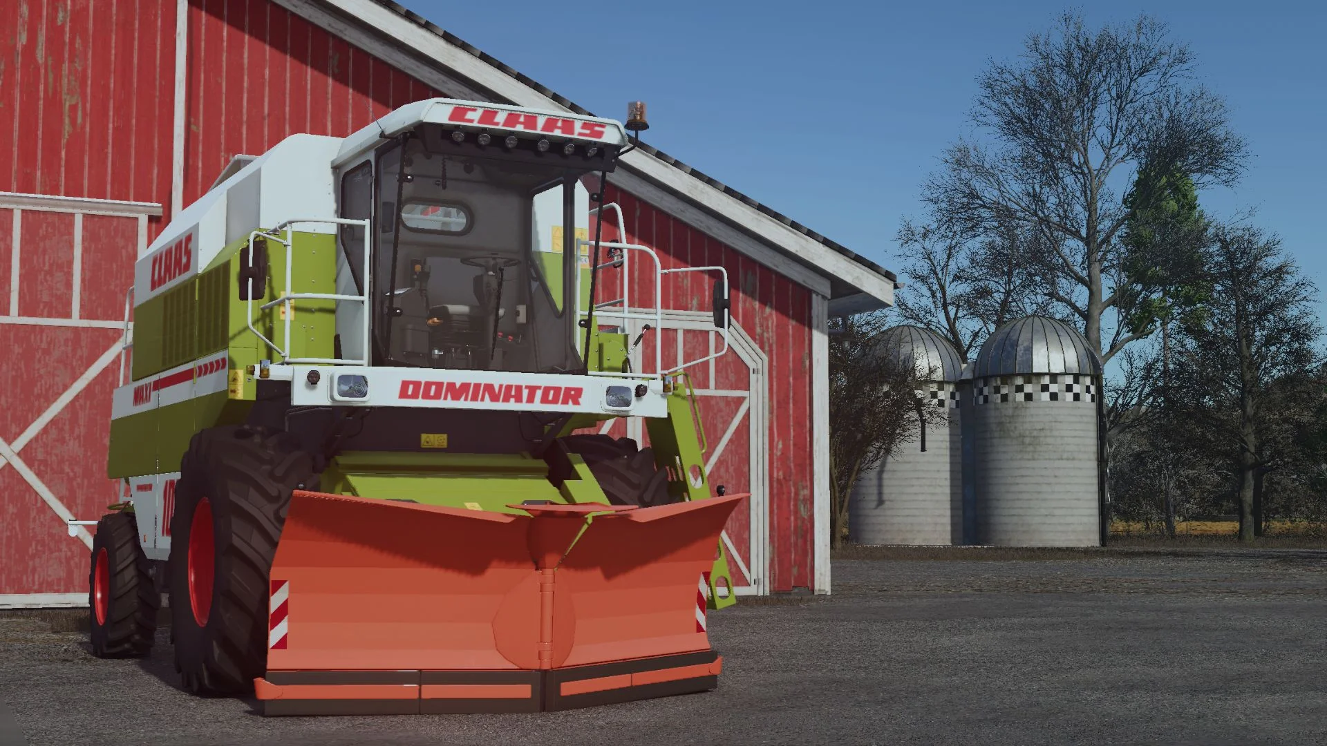 FS25 Claas Dominator Snowbine V1.0 Vehicles Mod FS25 Mod Free Download