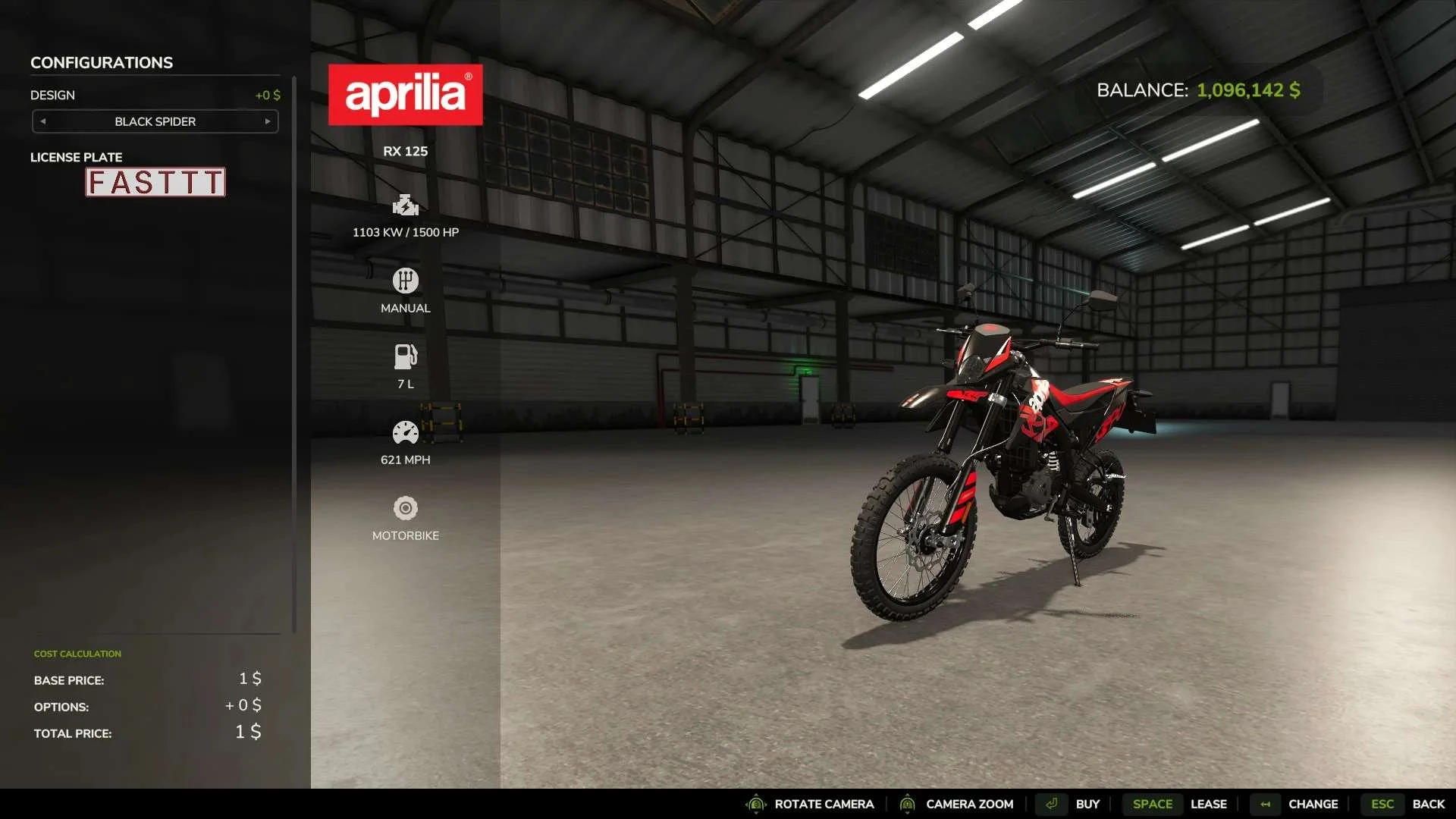 FS25 Crazy RX125 v1.0 Vehicles Mod FS25 Mod Free Download