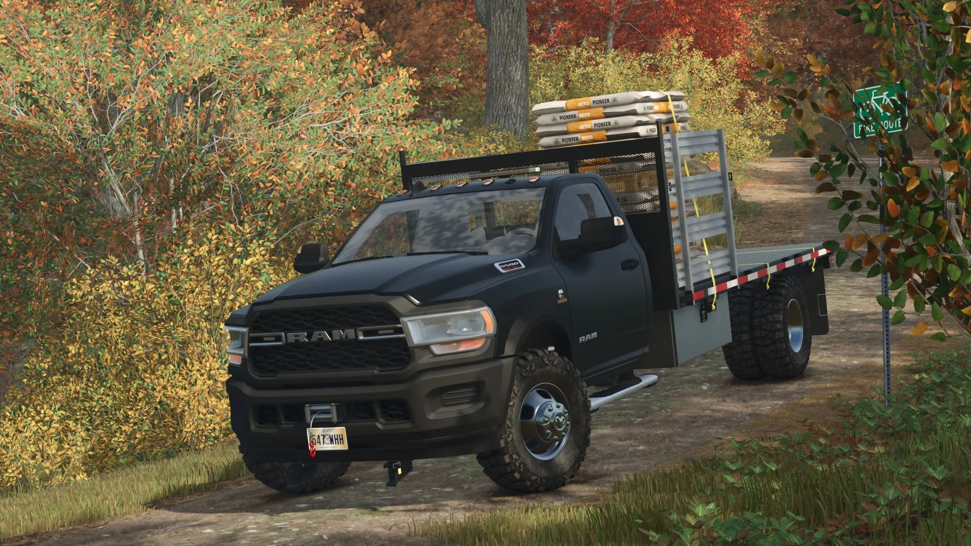 FS25 Dodge Ram 5500 Stakebed V1.0 Vehicles Mod FS25 Mod Free Download