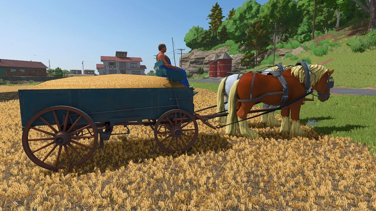 FS25 Draft animals pack V1.1 Vehicles Mod FS25 Mod Free Download