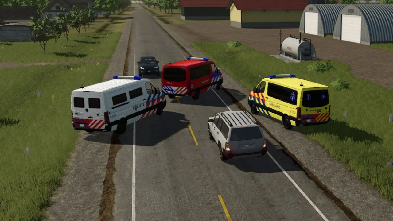 FS25 Dutch Rescue Force V1.0 Vehicles Mod FS25 Mod Free Download