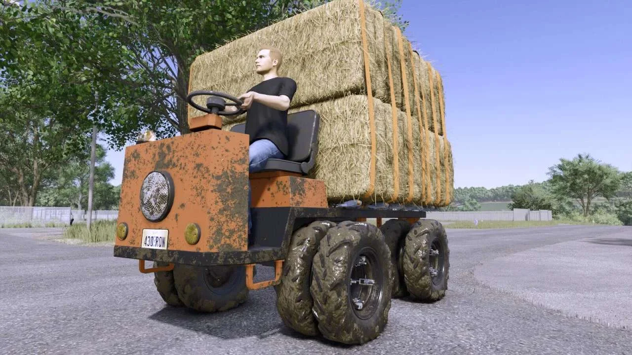 FS25 Electric Utility Car v1.0 Vehicles Mod FS25 Mod Free Download