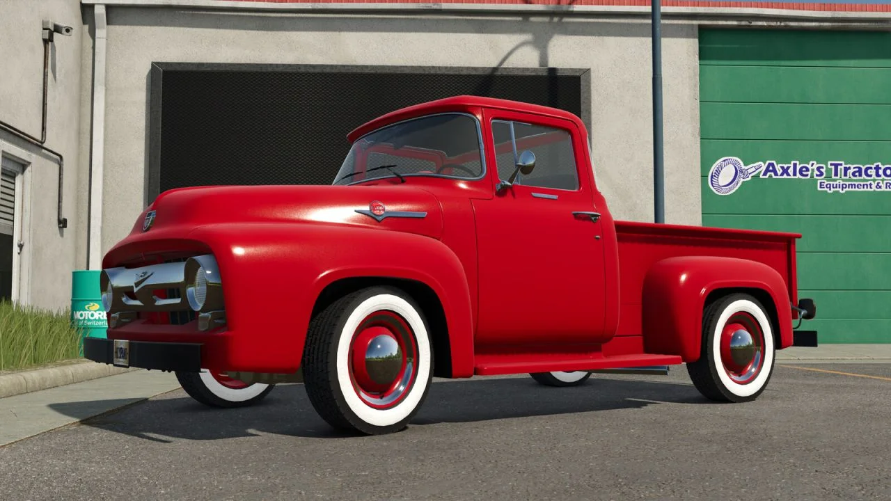 FS25 F-100 Pickup 1956 V2.0 Vehicles Mod FS25 Mod Free Download