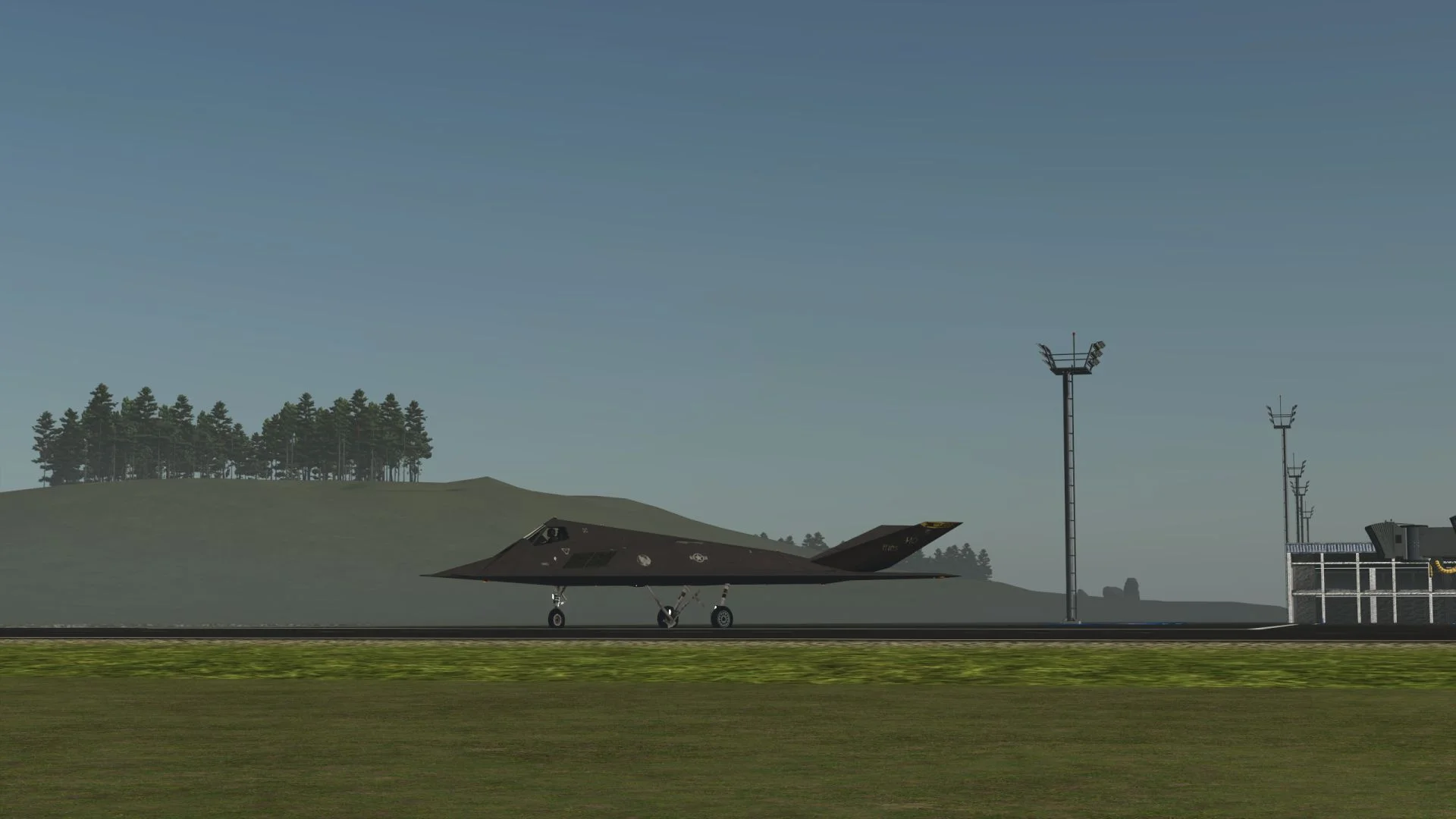 FS25 F-117 Nighthawk V1.0 Vehicles Mod FS25 Mod Free Download