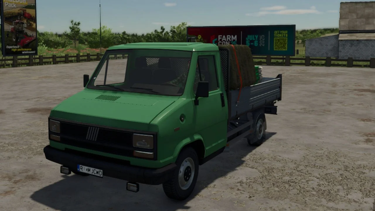 FS25 Fiat Ducato Pickup V1.0 Vehicles Mod FS25 Mod Free Download