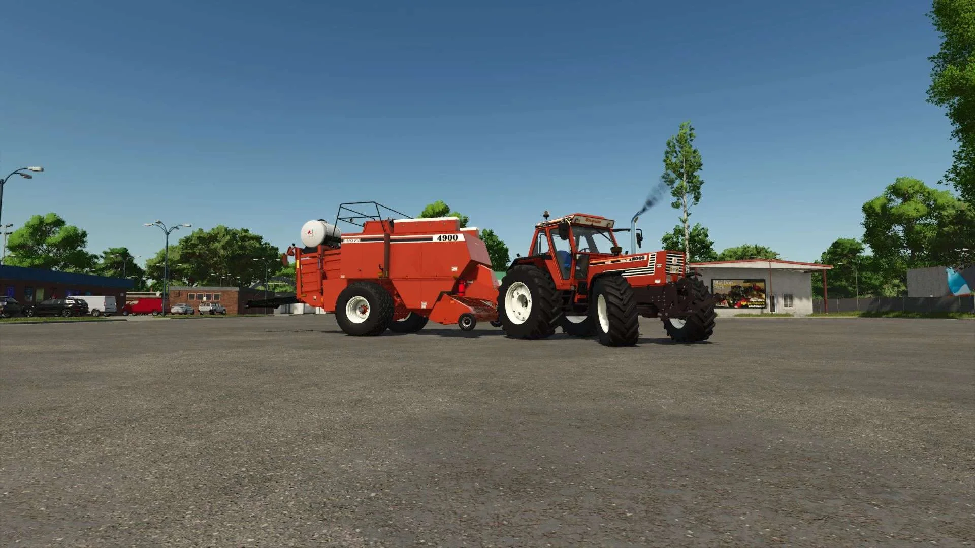 FS25 Fiatagri hesston 4900 v1.0 Vehicles Mod FS25 Mod Free Download