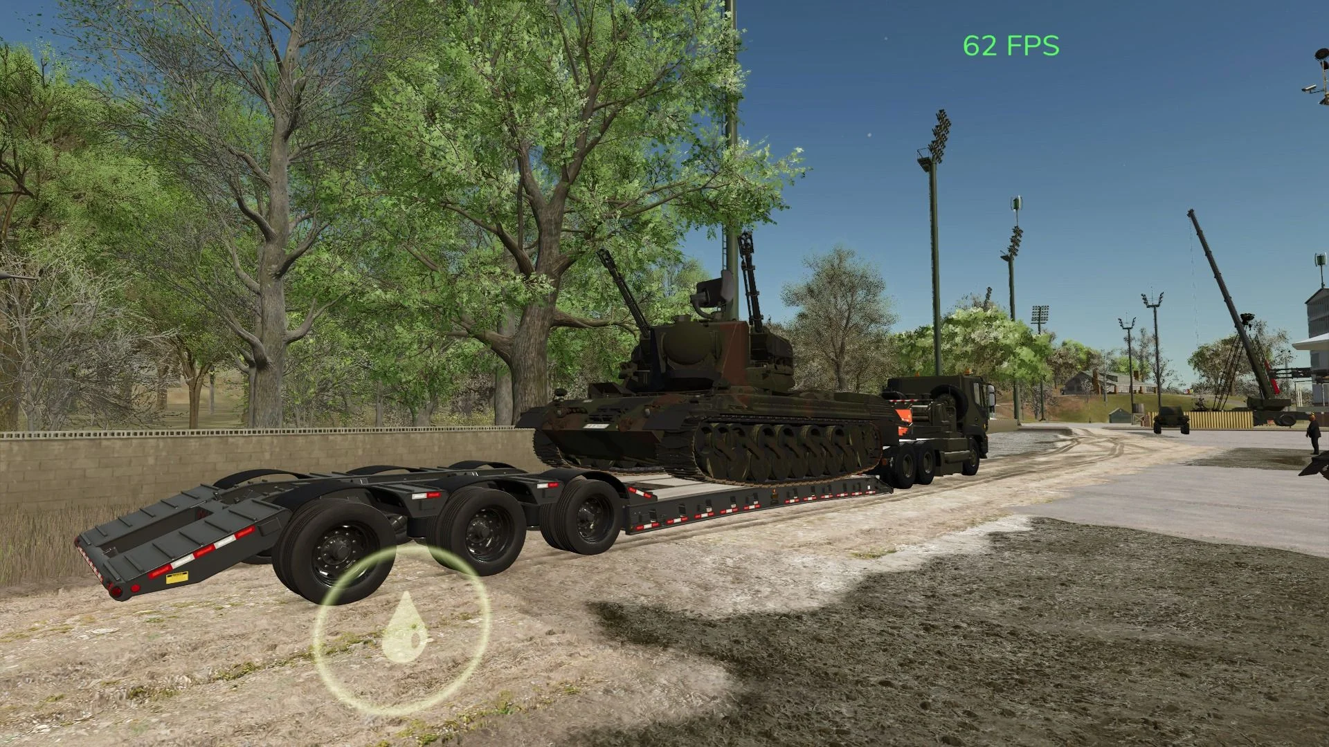 FS25 Flakpanzer Gepard V1.0 Vehicles Mod FS25 Mod Free Download