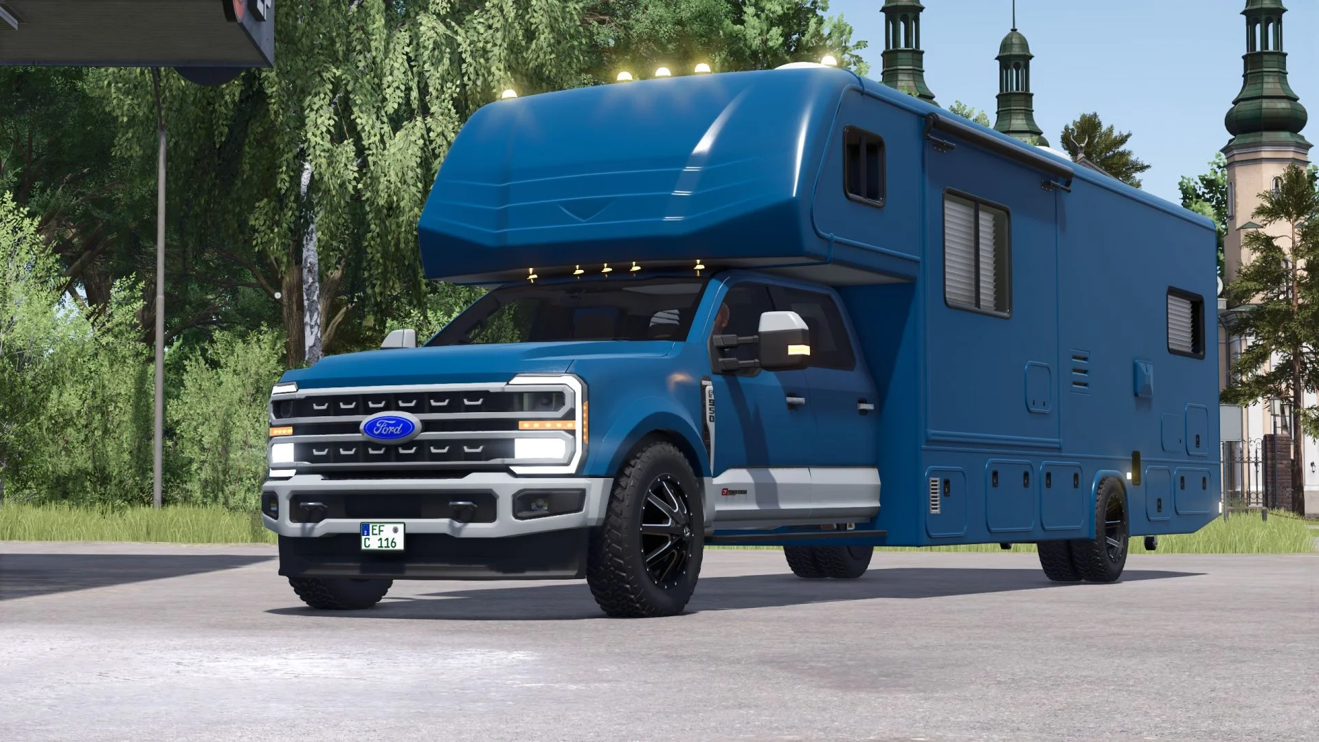 FS25 Ford Crew Cab Camper V1.0 Vehicles Mod FS25 Mod Free Download