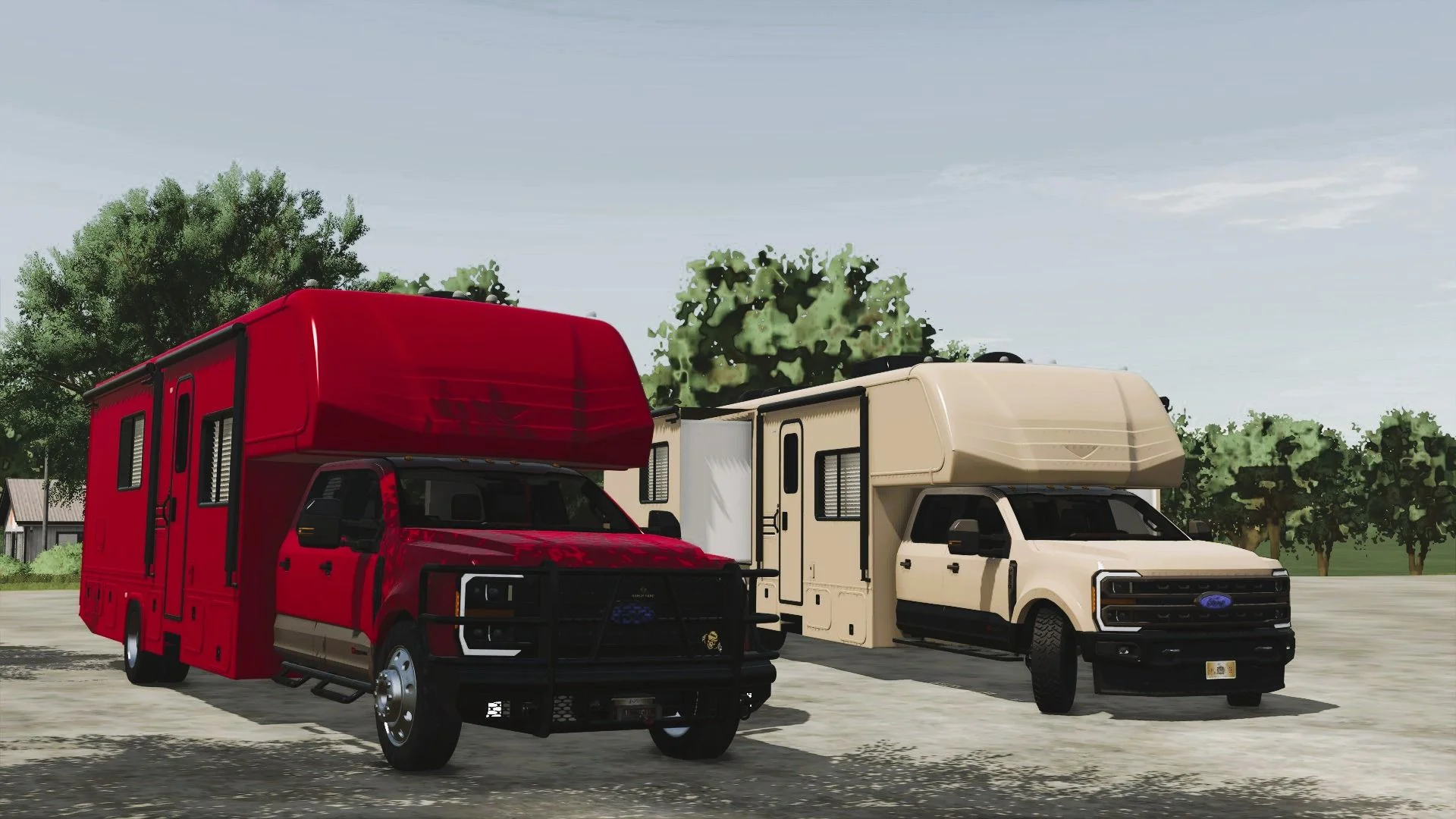 FS25 Ford Crew Cab RV V1.0 Vehicles Mod FS25 Mod Free Download