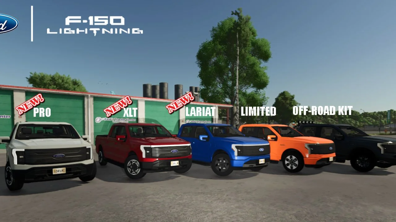 FS25 Ford F-150 Lightning V1.0 Vehicles Mod FS25 Mod Free Download