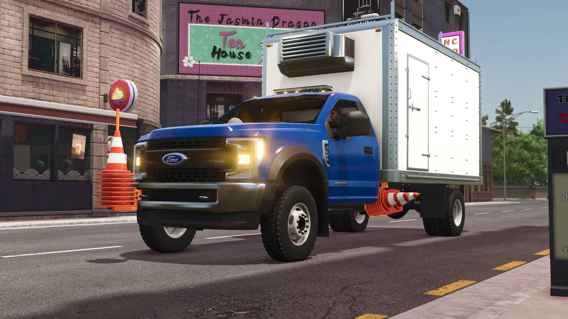 FS25 Ford F550 Utility Truck V1.0 Vehicles Mod FS25 Mod Free Download