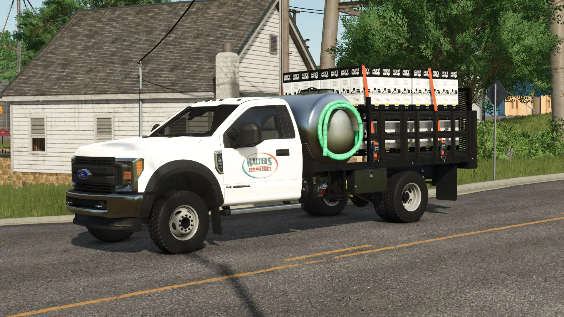 FS25 Ford F550 V1.1 Vehicles Mod FS25 Mod Free Download