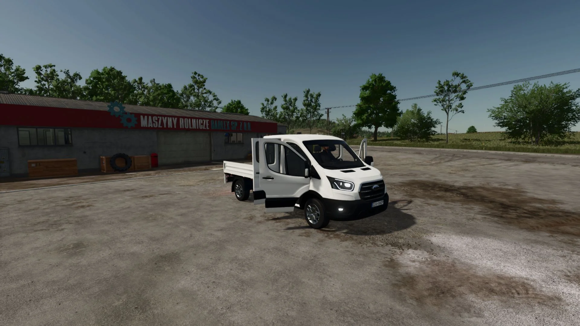 FS25 Ford Transit Cift Kabin V1.0.0.1 Vehicles Mod FS25 Mod Free Download