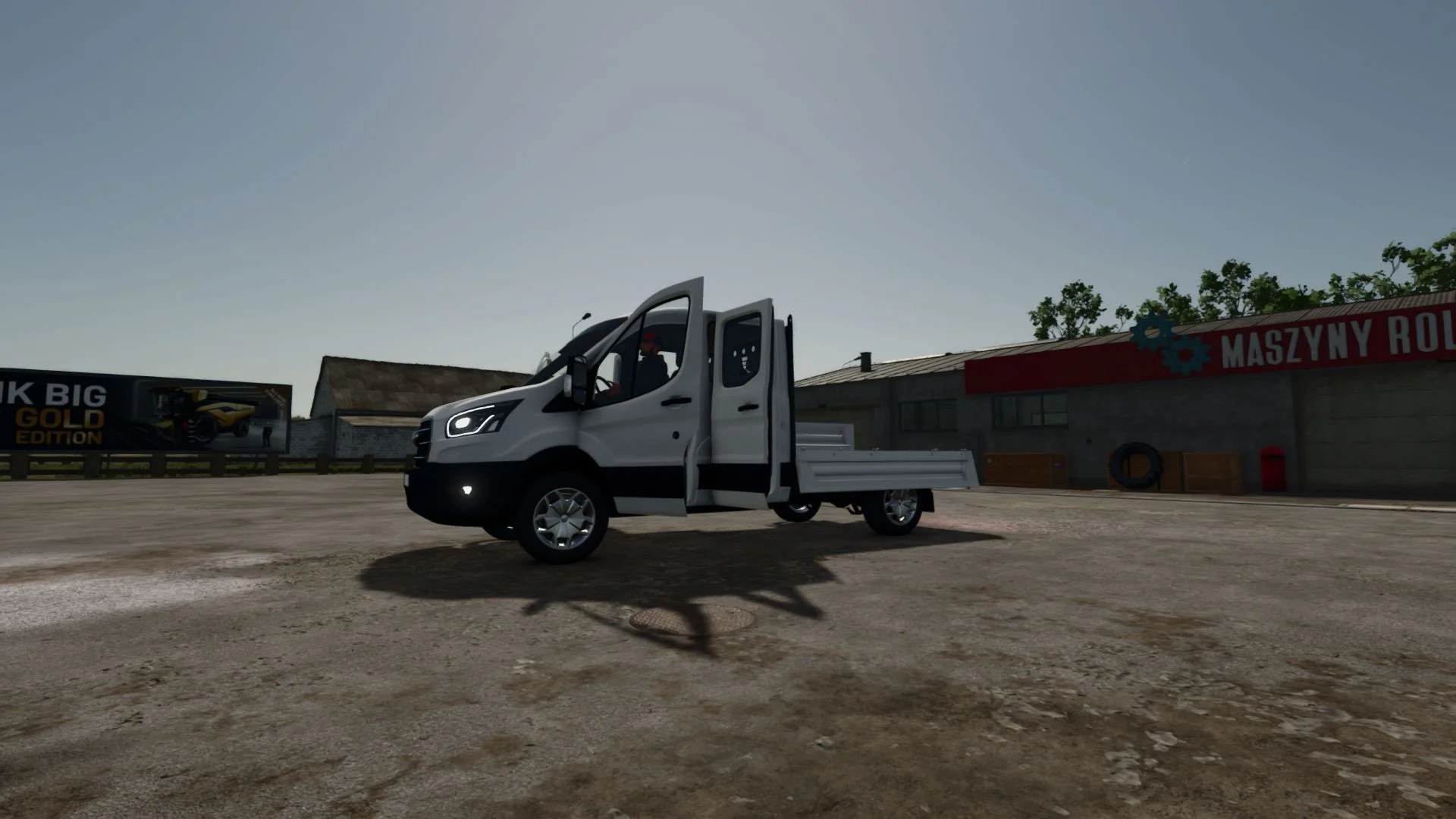 FS25 Ford Transit Cift Kabin V1.0 Vehicles Mod FS25 Mod Free Download