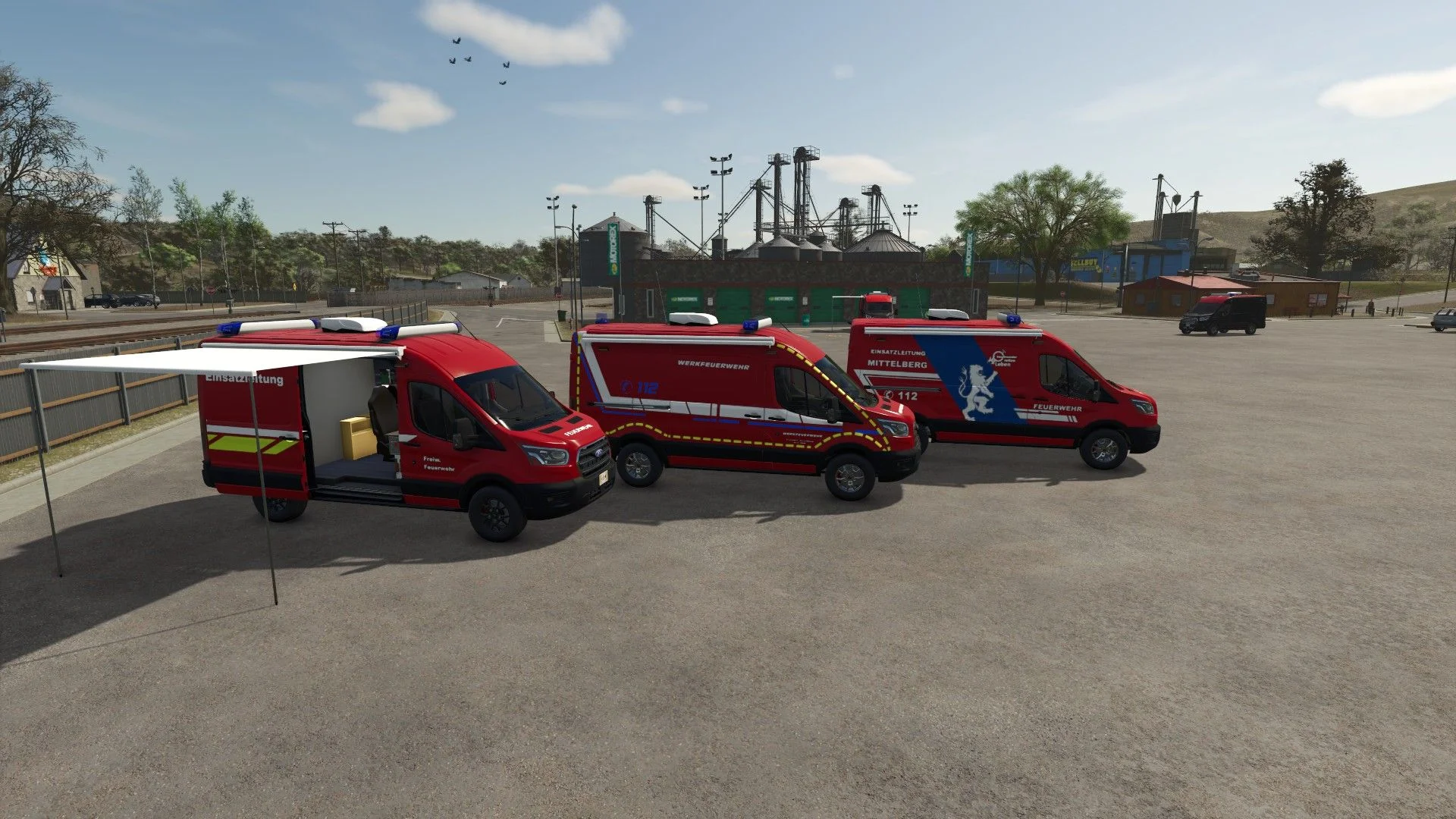 FS25 Ford Transit MK8 ELW 1 V1.0 Vehicles Mod FS25 Mod Free Download