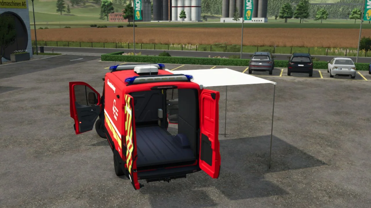 FS25 Ford Transit MK8 ELW V1.0 Vehicles Mod FS25 Mod Free Download