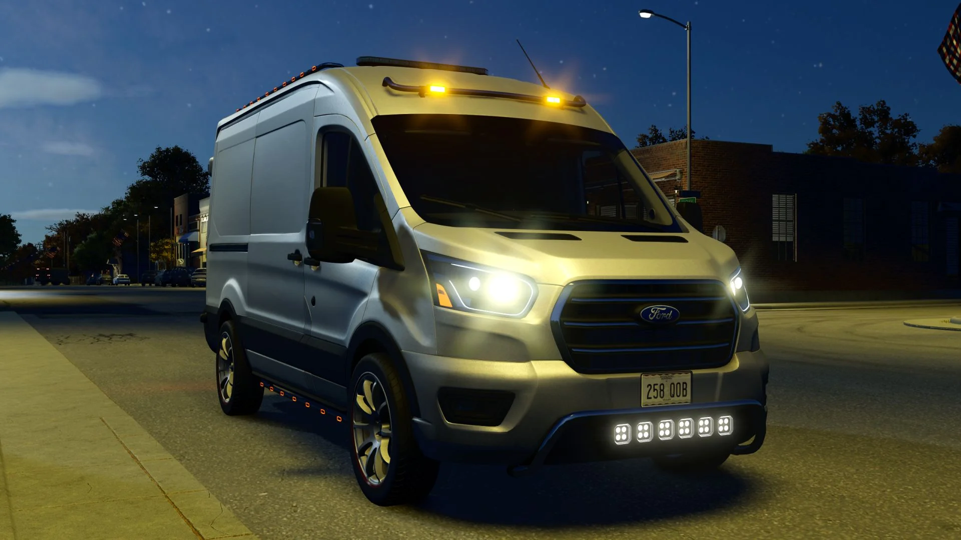 FS25 Ford Transit MK8 V1.8 Vehicles Mod FS25 Mod Free Download