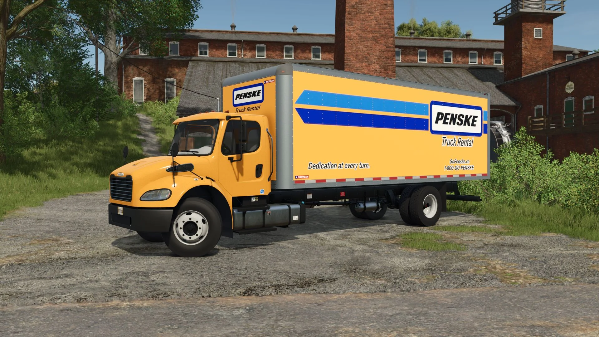 FS25 Freightliner M2 Box Truck V1.5 Vehicles Mod FS25 Mod Free Download