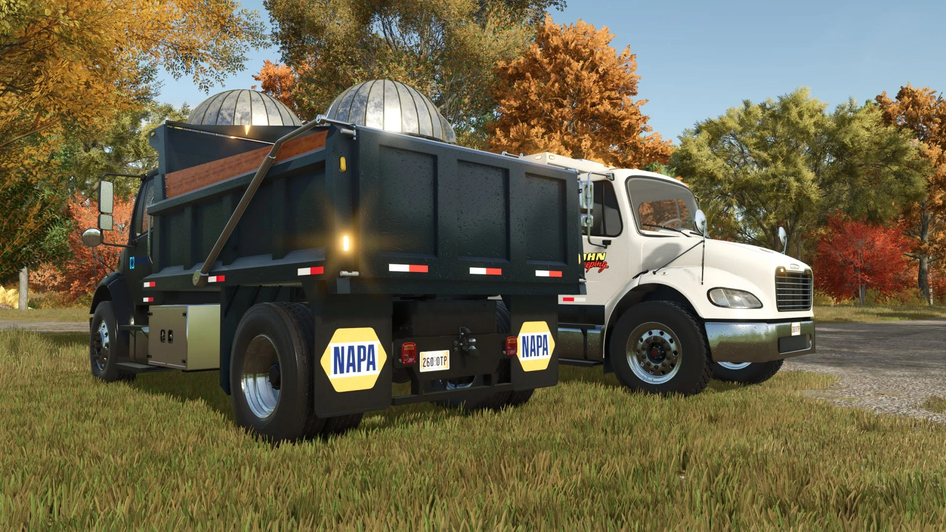 FS25 Freightliner M2 Dumper V1.0 Vehicles Mod FS25 Mod Free Download