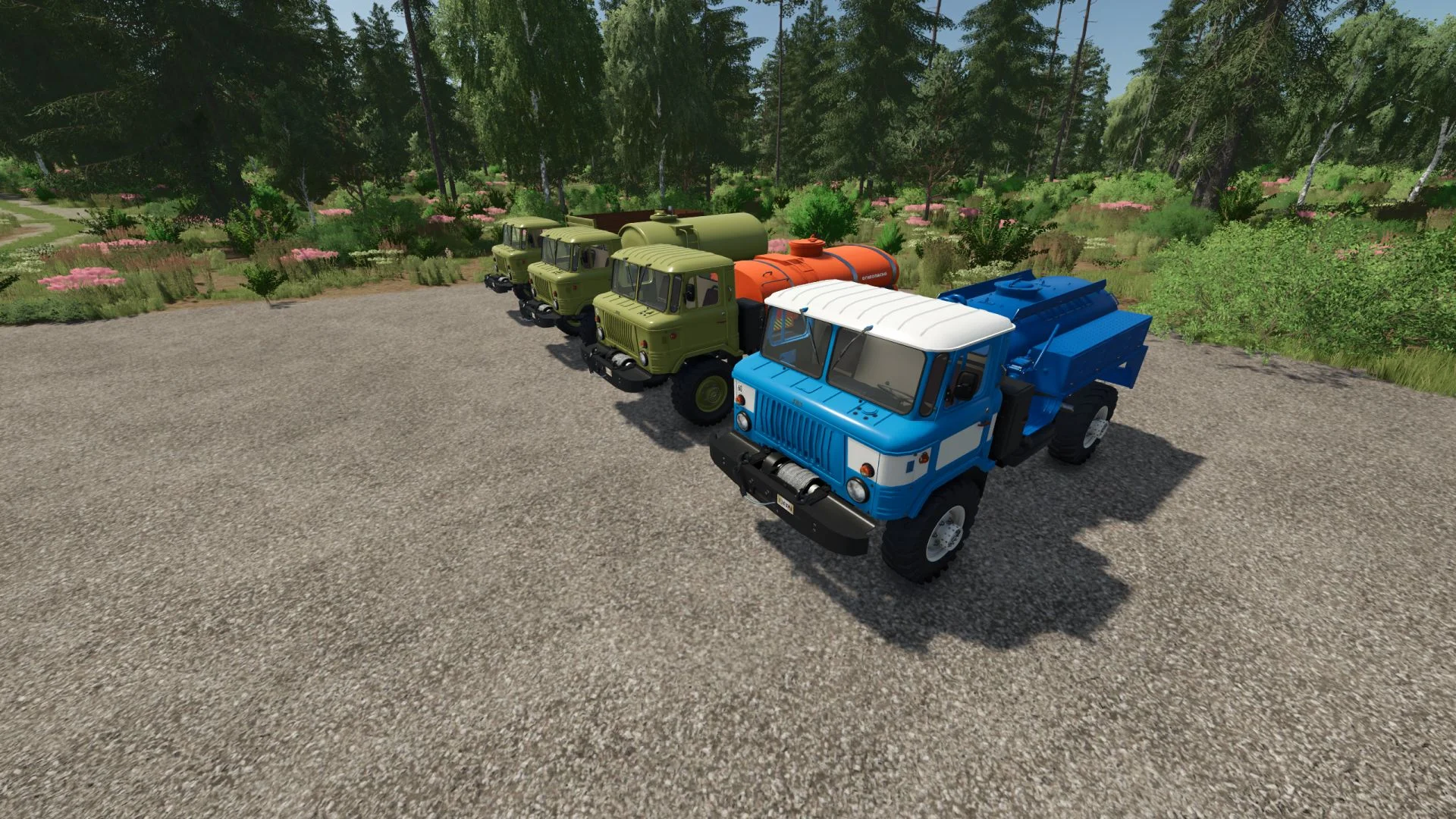 FS25 GAZ 66 Pack V1.0.2 Vehicles Mod FS25 Mod Free Download