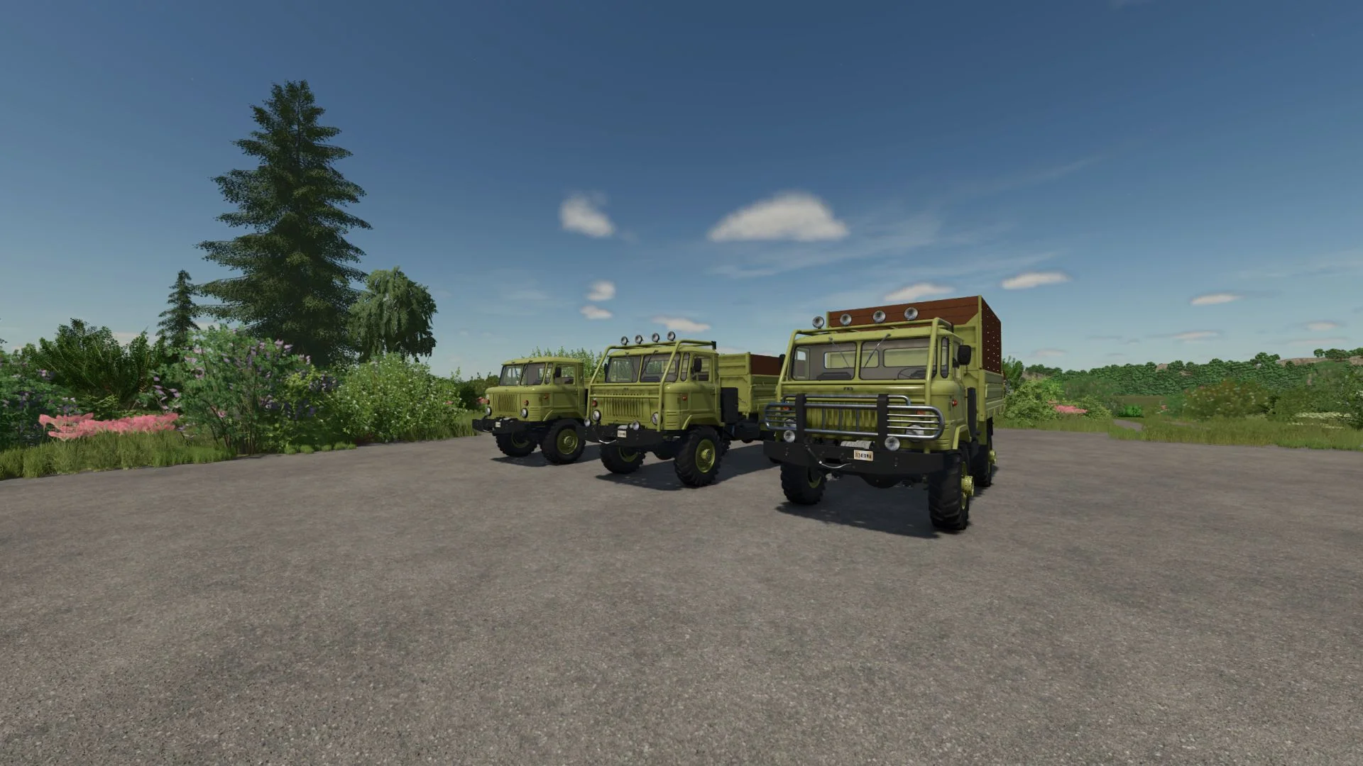 FS25 GAZ 66 Pack V1.0 Vehicles Mod FS25 Mod Free Download