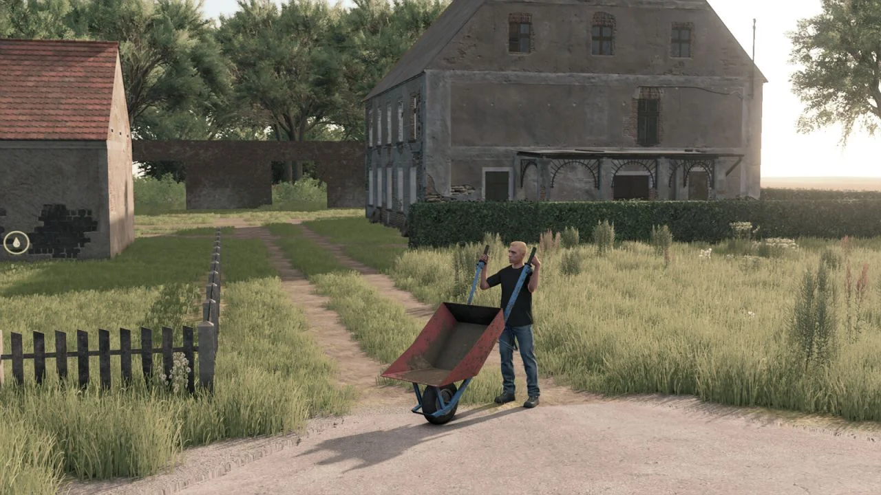 FS25 GDR Wheel Barrow V1.0 Vehicles Mod FS25 Mod Free Download