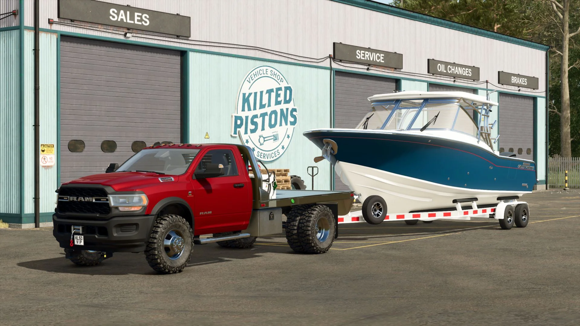 FS25 Grady White Pack V1.1 Vehicles Mod FS25 Mod Free Download