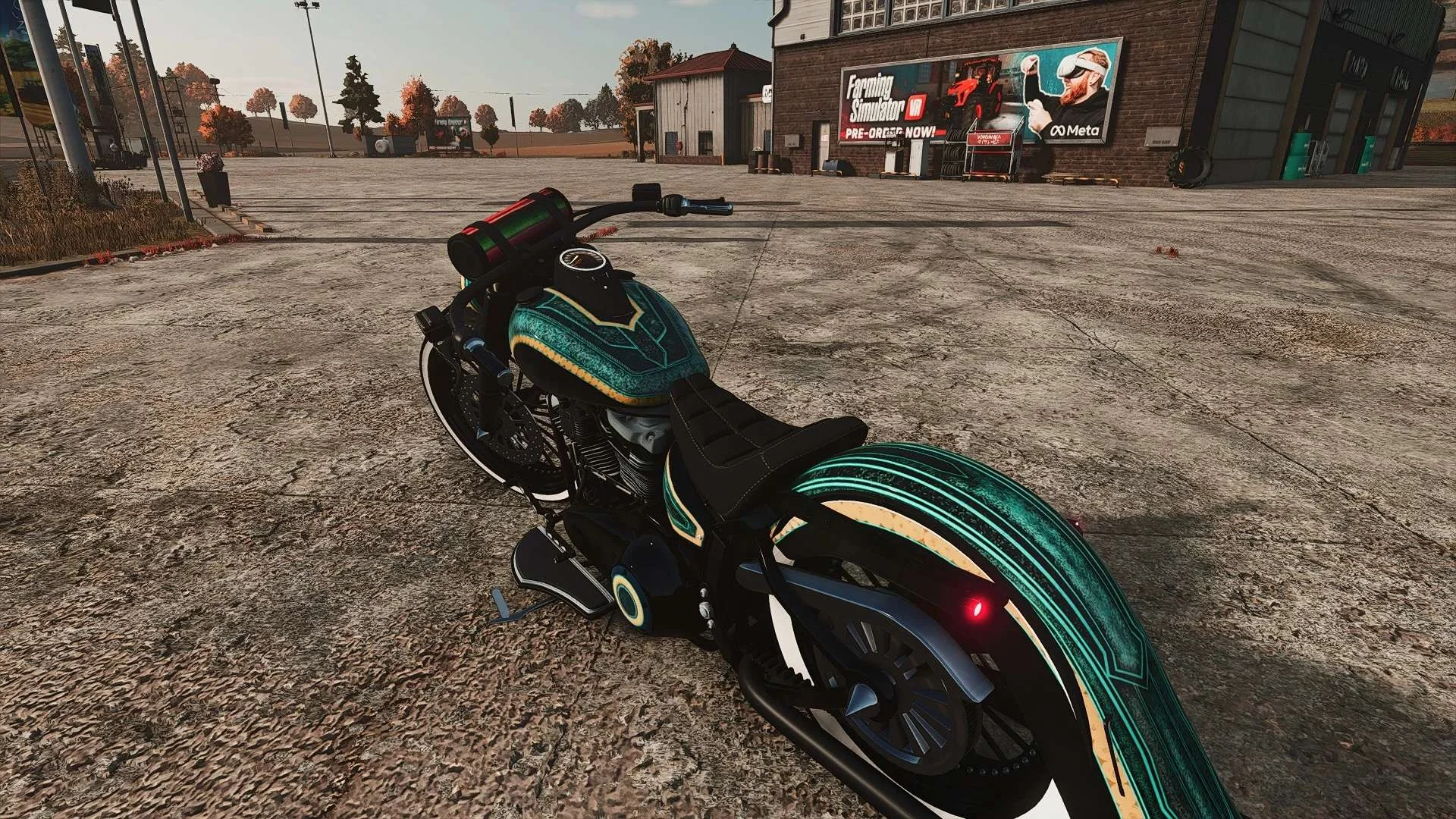 FS25 Harley Softtail Custom v1.0 Vehicles Mod FS25 Mod Free Download