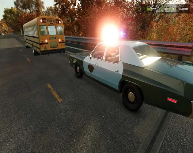 FS25 Hazzard Police Cars v1.0 Vehicles Mod FS25 Mod Free Download