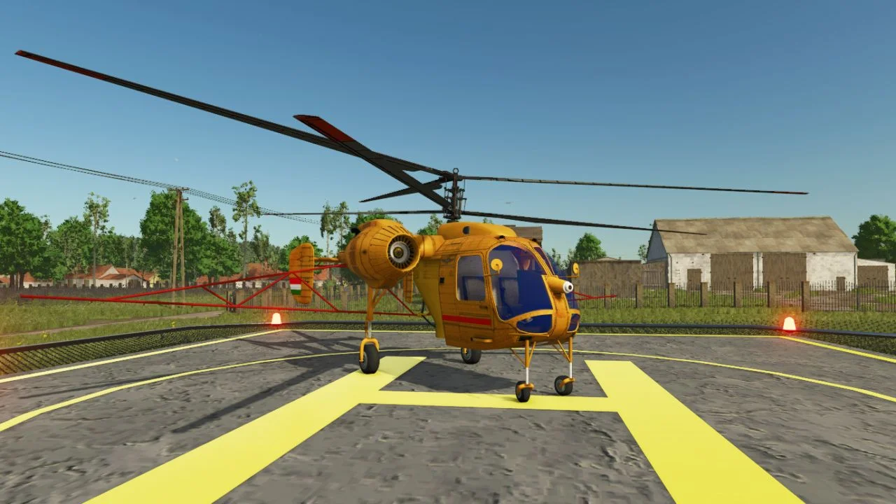 FS25 Helicopter KA26 Fertilizer Sprayer V1.0.0.2 Vehicles Mod FS25 Mod Free Download