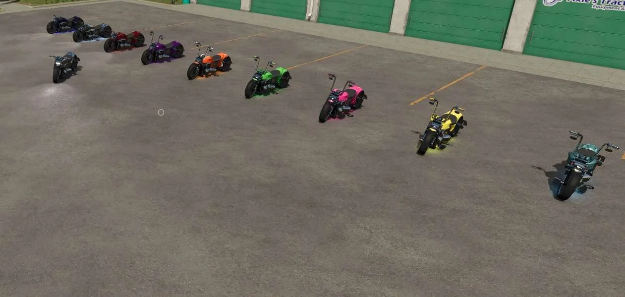 FS25 HighGuys custom harley v1.0 Vehicles Mod FS25 Mod Free Download