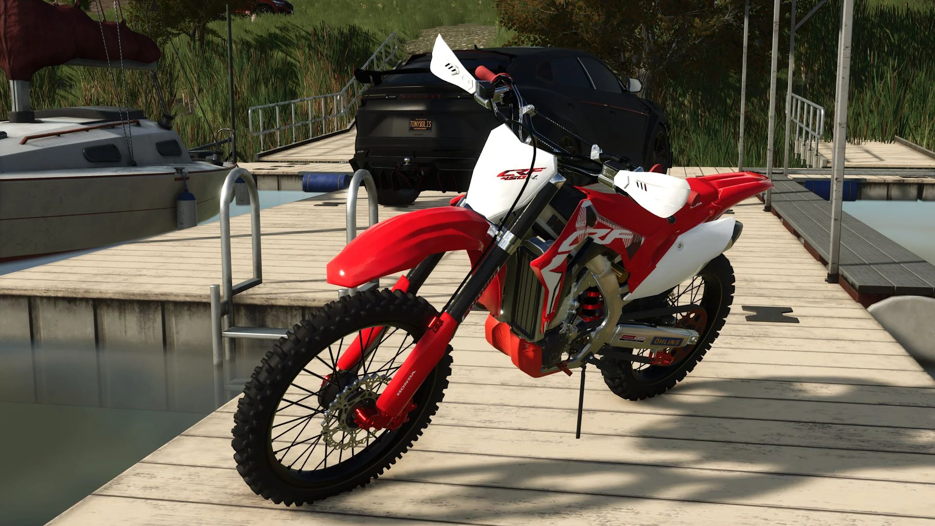FS25 Honda CRF450R V1.0 Vehicles Mod FS25 Mod Free Download