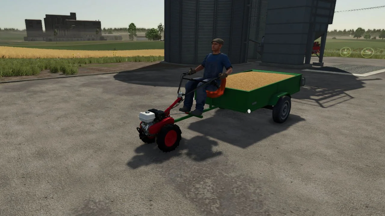 FS25 Honda Rotary hoe tractor V1.0 Vehicles Mod FS25 Mod Free Download