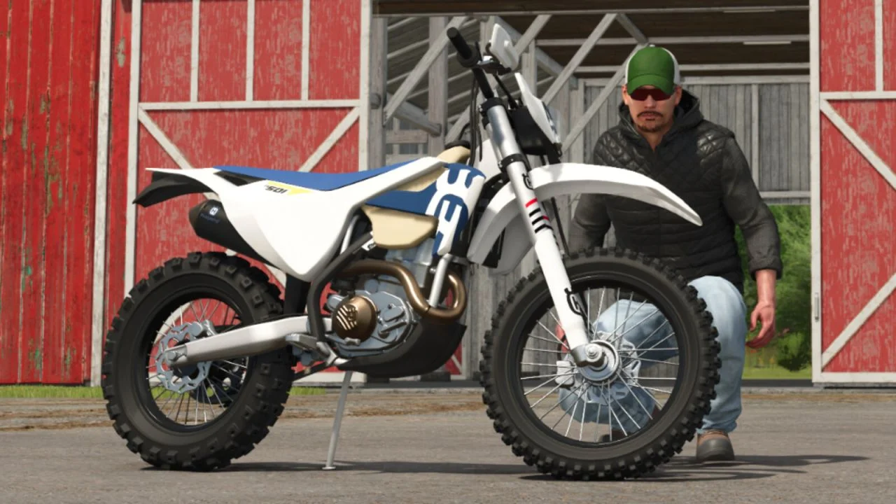 FS25 Husqvarna FE 501 V1.0 Vehicles Mod FS25 Mod Free Download