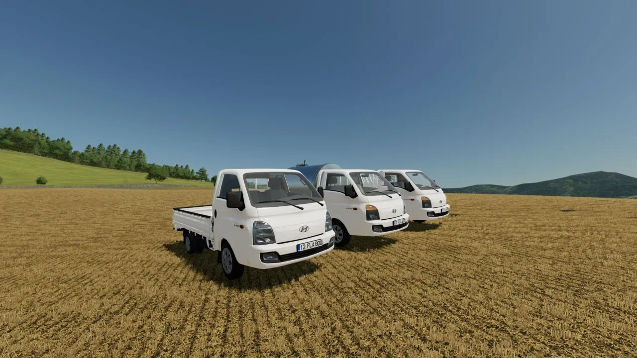 FS25 Hyundai H100 V1.0 Vehicles Mod FS25 Mod Free Download