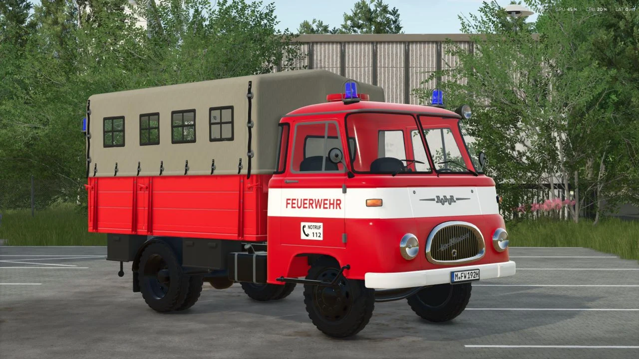 FS25 IFA-Robur SW2000 V1.0 Vehicles Mod FS25 Mod Free Download